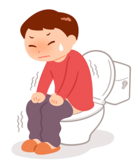 男性 トイレ きばる 出ない