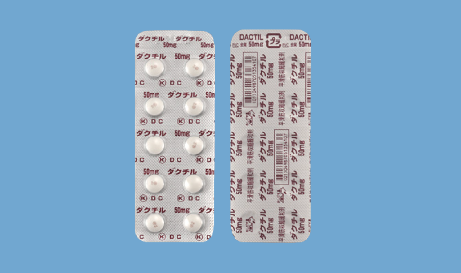 ダクチル（ダクチル錠50mg）の効果・副作用を解説！【医師監修】